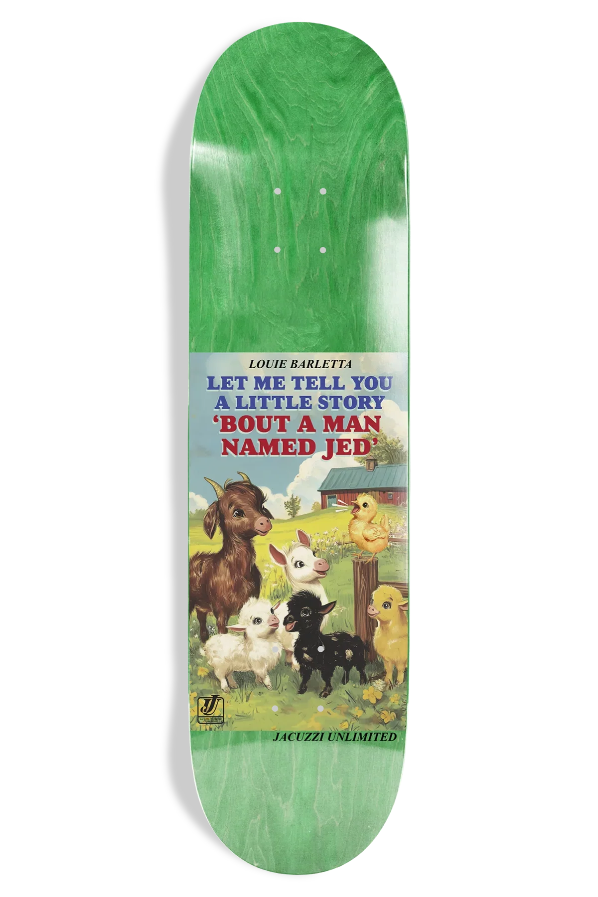 Jacuzzi Barletta Storybook EX7 7.75" Skateboard Deck