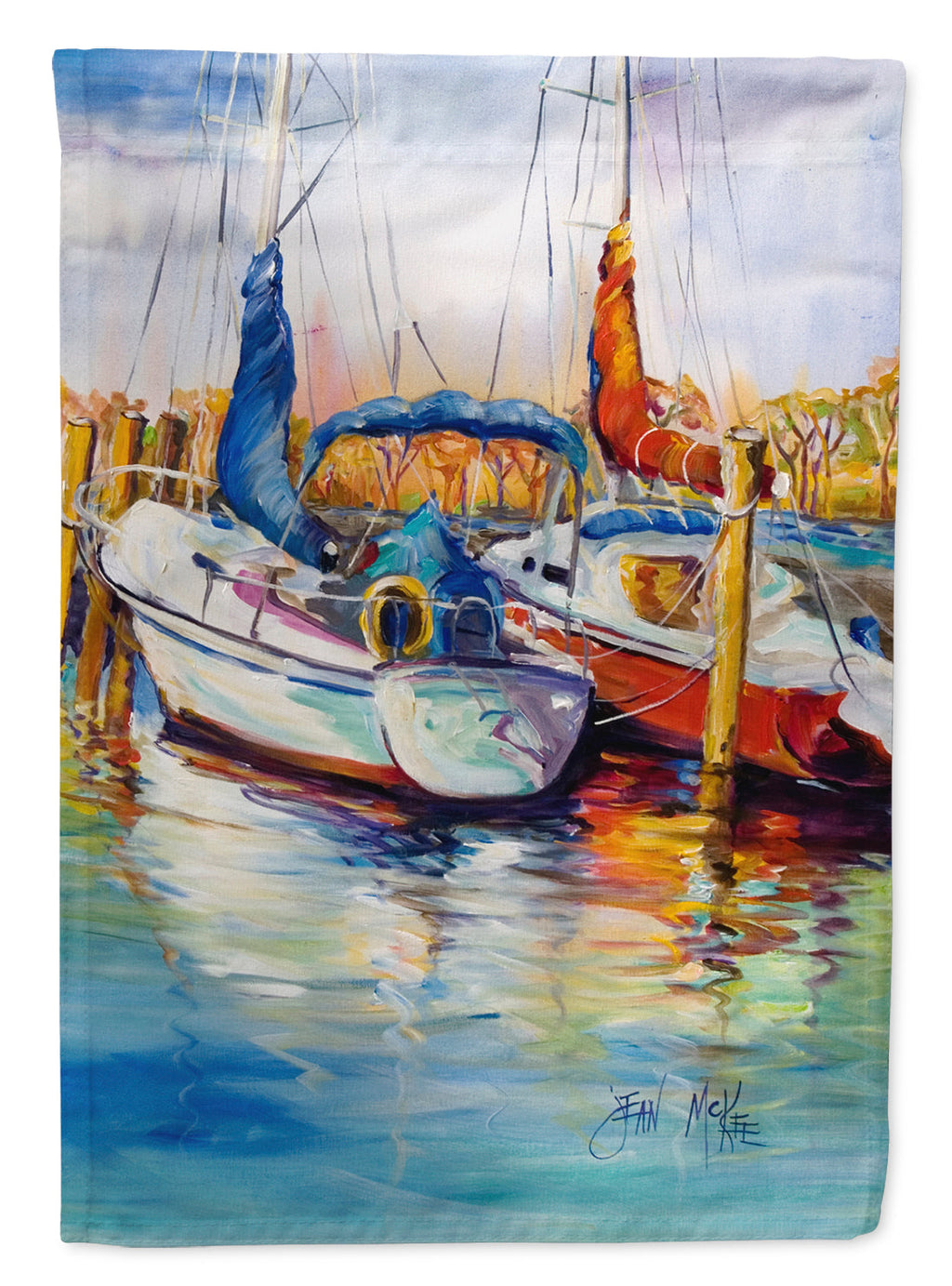 Mississippi Sailboats Garden Flag Mailbox Decorative Yard Banner Outside Patio Artwork for Flower Beds, Garden Size, Multicolor