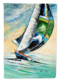 Cruising the Coast Sailboats Garden Flag Mailbox Decorative Yard Banner Outside Patio Artwork for Flower Beds, Garden Size, Multicolor