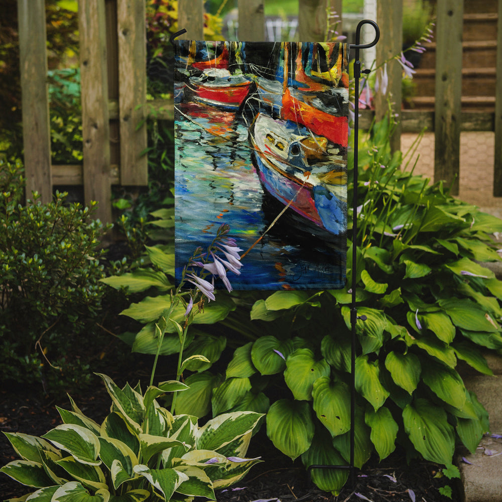 Boat Talk Sailboats Garden Flag Mailbox Decorative Yard Banner Outside Patio Artwork for Flower Beds, Garden Size, Multicolor