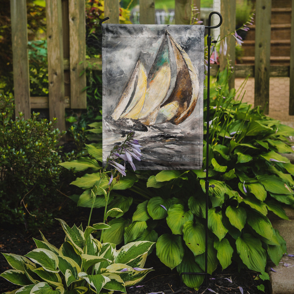 Boat Full Sailboats Garden Flag Mailbox Decorative Yard Banner Outside Patio Artwork for Flower Beds, Garden Size, Multicolor