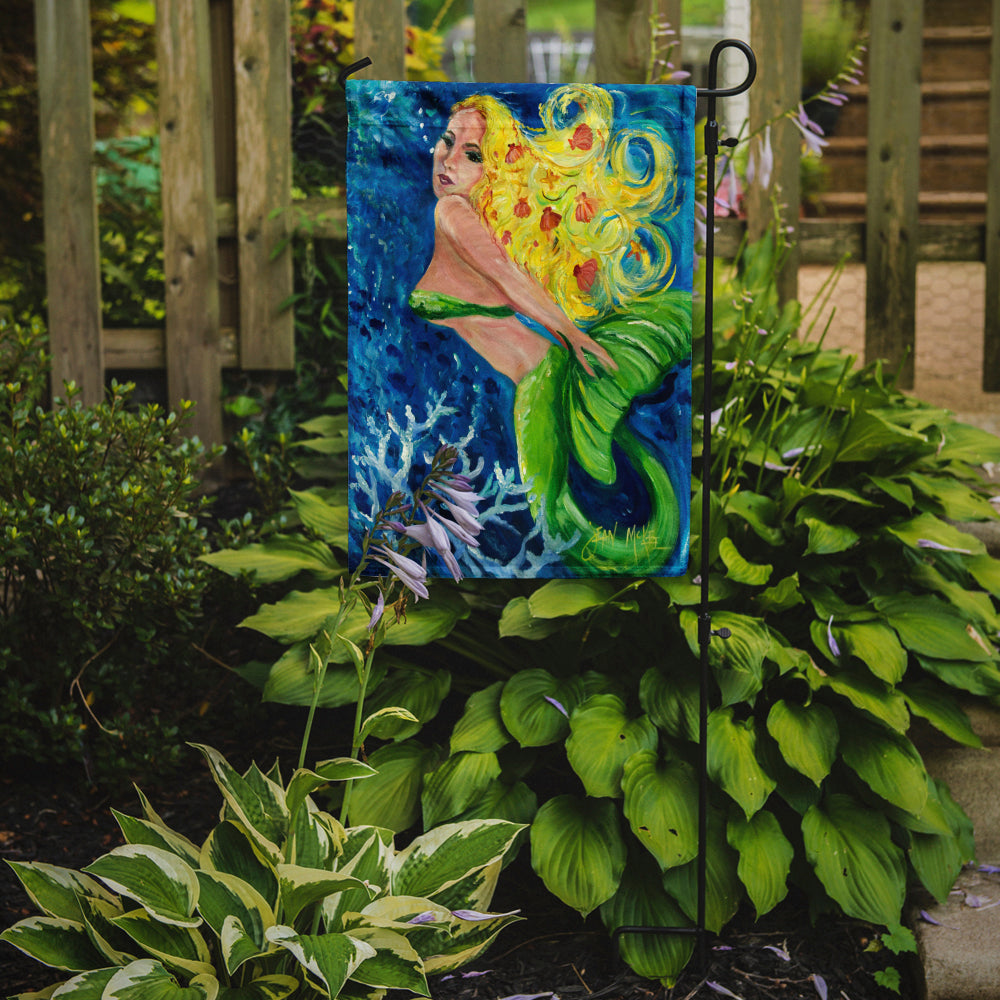 Blonde Mermaid Garden Flag Mailbox Decorative Yard Banner Outside Patio Artwork for Flower Beds, Garden Size, Multicolor