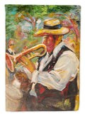 Jazz Trumpet Garden Flag Mailbox Decorative Yard Banner Outside Patio Artwork for Flower Beds, Garden Size, Multicolor