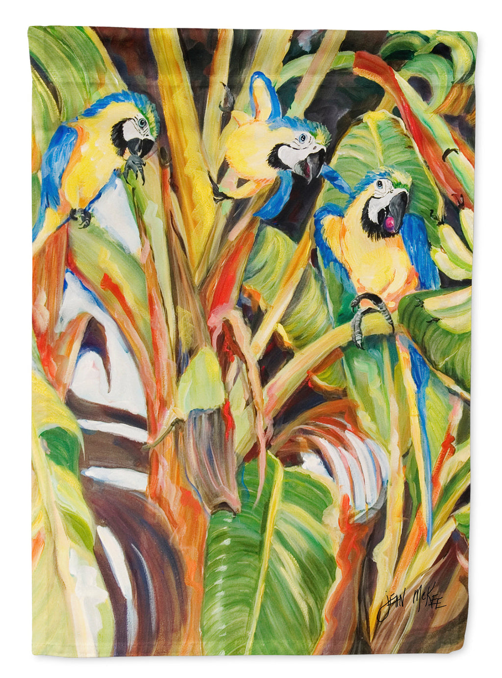 Parrots Garden Flag Mailbox Decorative Yard Banner Outside Patio Artwork for Flower Beds, Garden Size, Multicolor