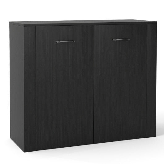 38" Buffet Modern Sideboard Cabinet with Storage-Natural