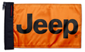 Jeep Safety Orange SQ12"x18" Forever Wave Flag for Jeep Wrangler TJ 1996-2006