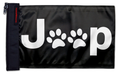 Jeep Paws 12"x18" Forever Wave Flag for Jeep Wrangler LJ 2003-2006