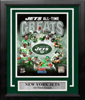 New York Jets All-Time Greats 8" x 10" Framed Football Photo