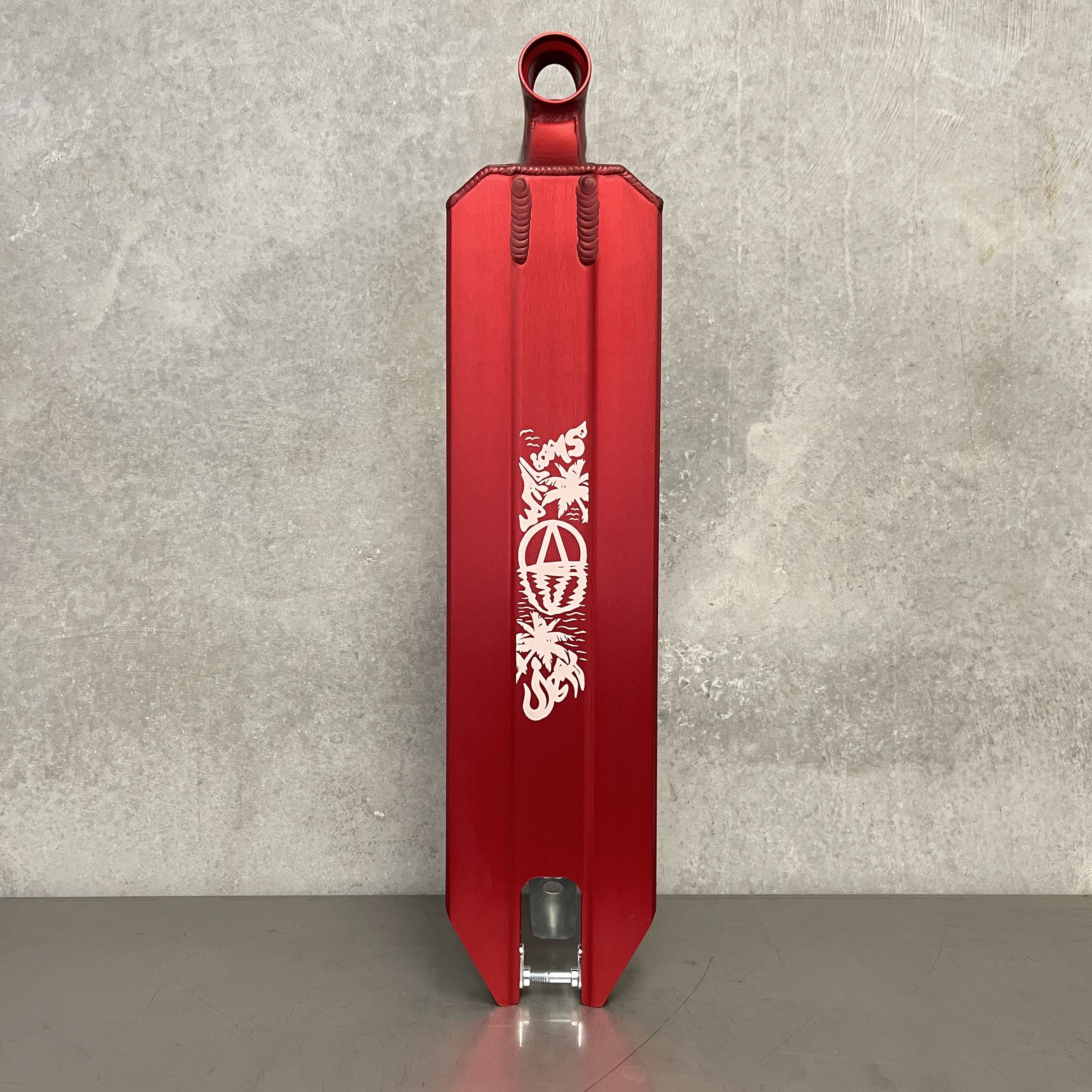 Apex Jett Williams Signature Scooter Deck - 5” x 19.3″ Red