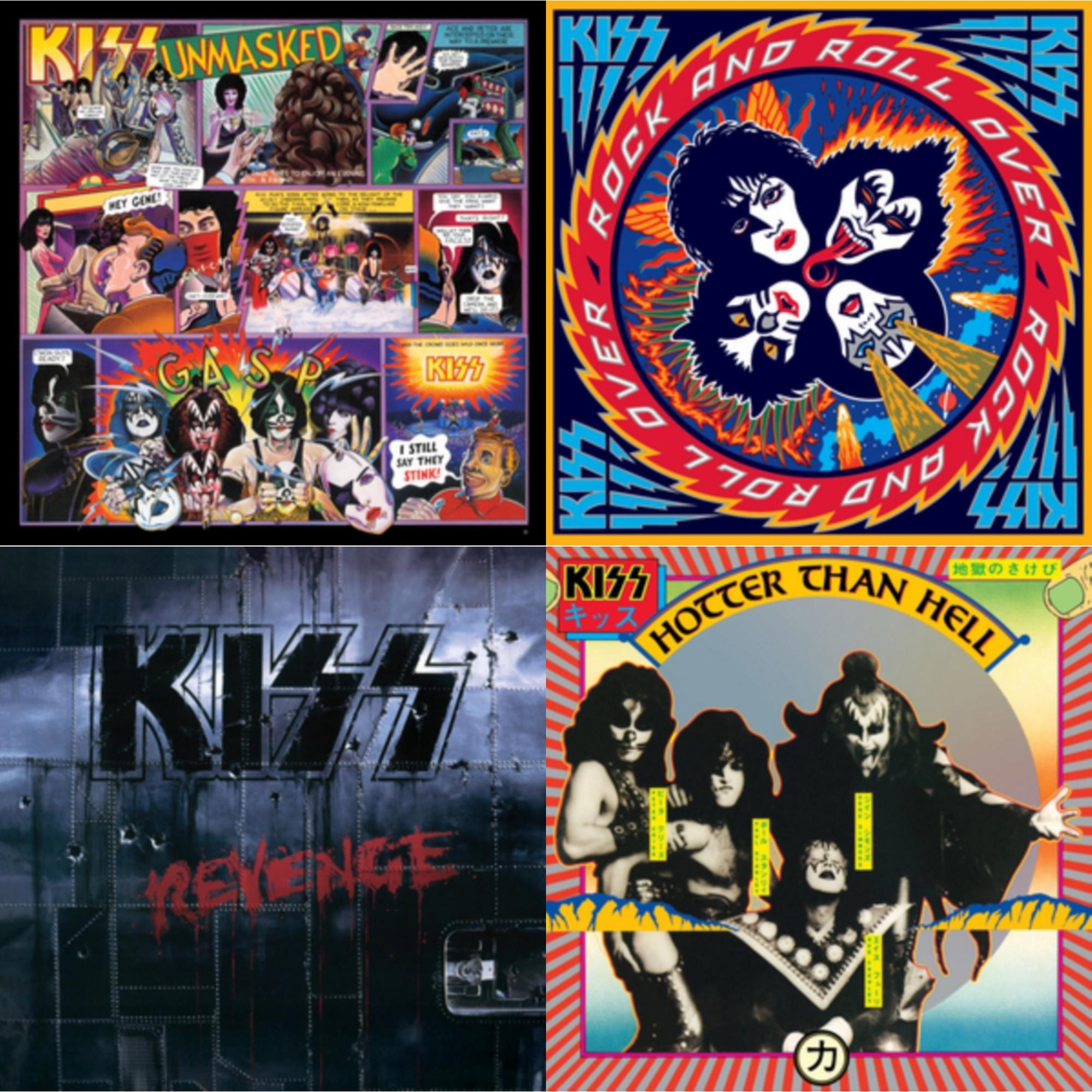 Revenge & Hotter Than Hell & Unmasked & Rock & Roll Over