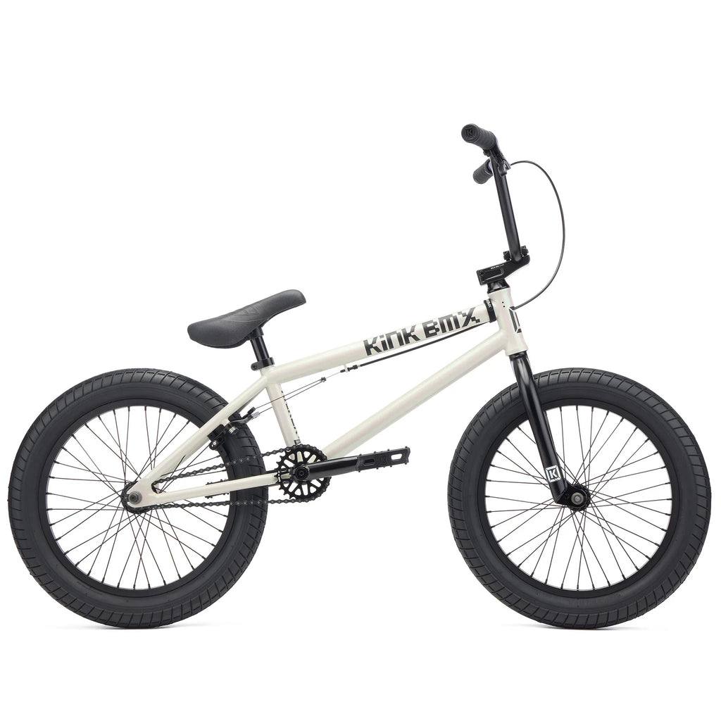 Kink 2027 Kicker 18″ Complete BMX Bike - Glacier White