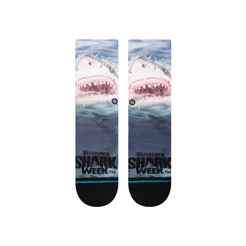 Stance Shark Week X Stance Kids Crew Socks - Blue