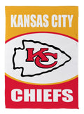 KC Chiefs 2 Sided NFL Garden Flag