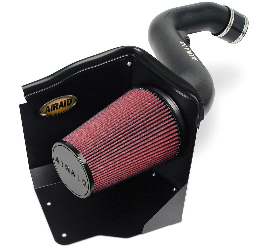 Airaid 2005 Chevy HD Duramax 6.6L (Tall Hood Only) CAD Intake System w/ Tube (Oiled / Red Media) 200-167