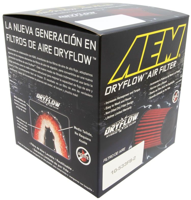 AEM Induction DryFlow Air Filter AIP21-2011DK