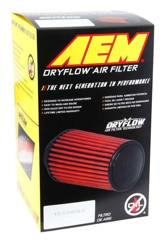 AEM Induction DryFlow Air Filter AIP21-2157DK