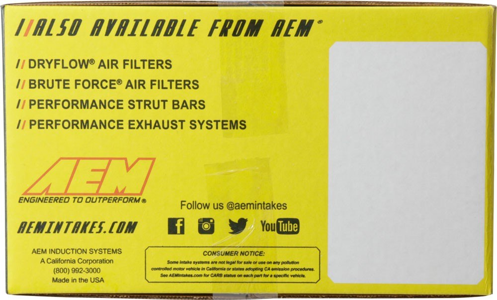 AEM Induction Brute Force Intake S ystem AIP21-8105DC