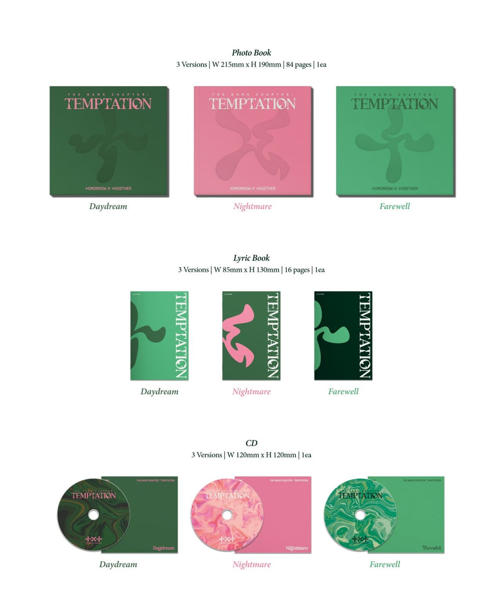 TXT (Tomorrow x Together) 5th Mini Album - The Name Chapter: Temptation (Open Box, No Inclusions)