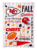 Kansas City Chiefs 2 Sided Fall Garden Flag