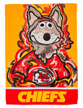 Kansas City Chiefs 2 Sided Justin Patten Garden Flag
