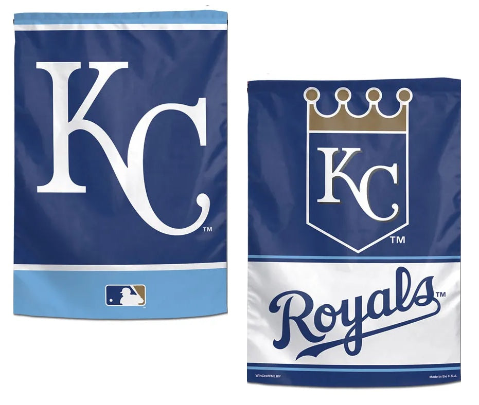 Kansas City Royals Garden Flag 2 Sided Logo