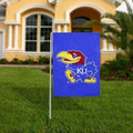 Kansas Jayhawks Garden Flag 2 Sided Big Jay Logo