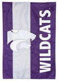 Kansas State Wildcats Garden Flag 2 Sided Applique Logo
