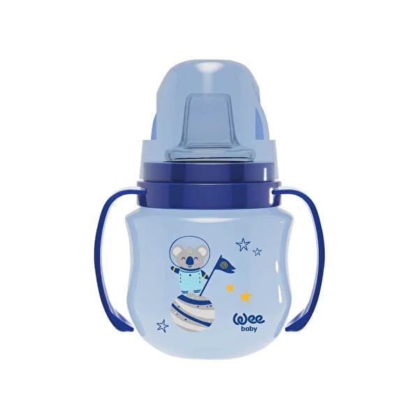 Wee Baby Anti-Colic Spill-Proof Baby Training Cup with Handles - PP Material, 4.23 fl oz