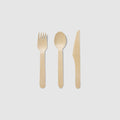 Wooden Cutlery Set (30 per pack)