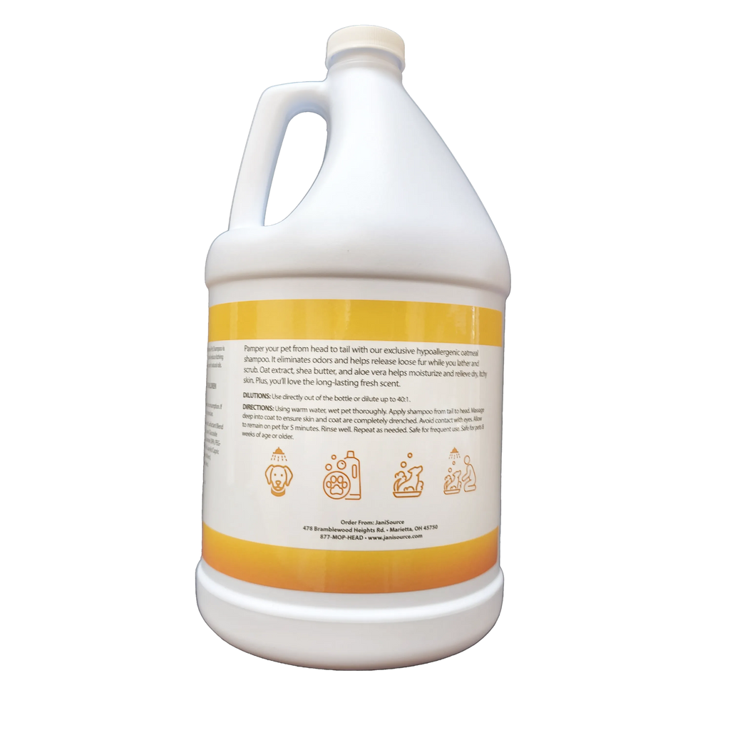 KittyPups Natural Oatmeal Pet Shampoo, Concentrated Gallon