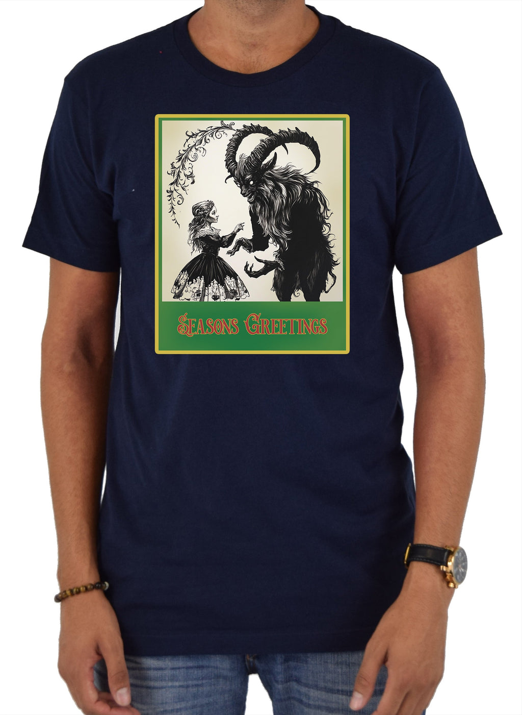 Krampus Seasons Greetings T-Shirt
