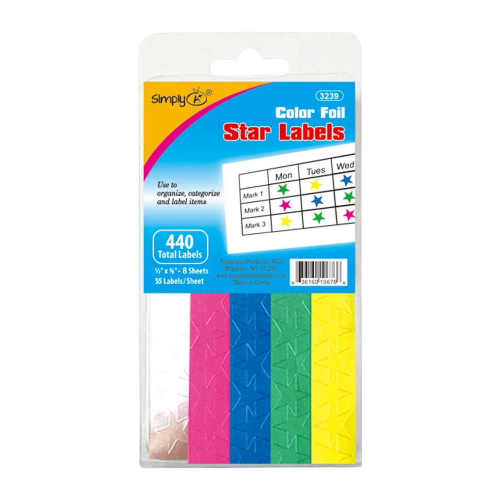 Pack de Etiquetas Simply A+ – Elige Diseño y Cantidad (128–440 ct)