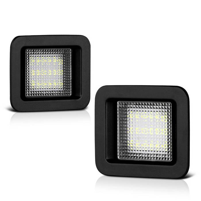 SPYDER Xtune 05-18 Ford F150 T10 Connector LED License Plate Bulb Assembly White 5500K LAC-LP-FF15015 -Pair 9045158