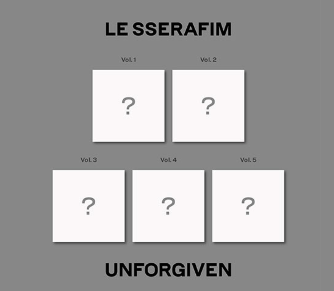 LE SSERAFIM 1st Studio Album - Unforgiven (Compact Version)