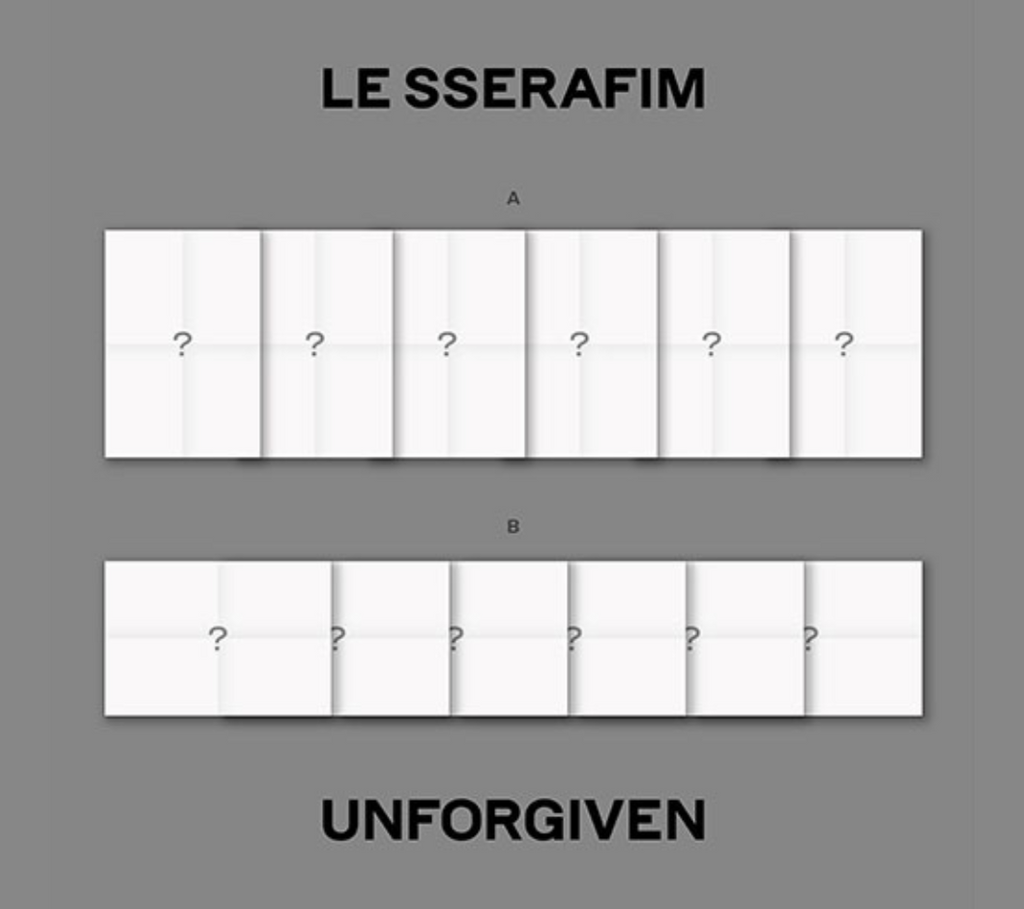 LE SSERAFIM 1st Studio Album - Unforgiven (Weverse Albums Ver)
