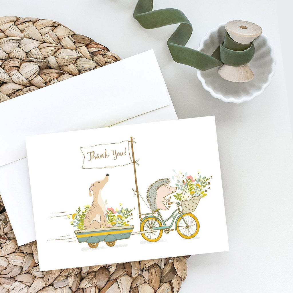 Greyhound Brindle Greeting Cards Pack of 8 Blank Cards with Envelopes Whimsical A7 Size 5x7