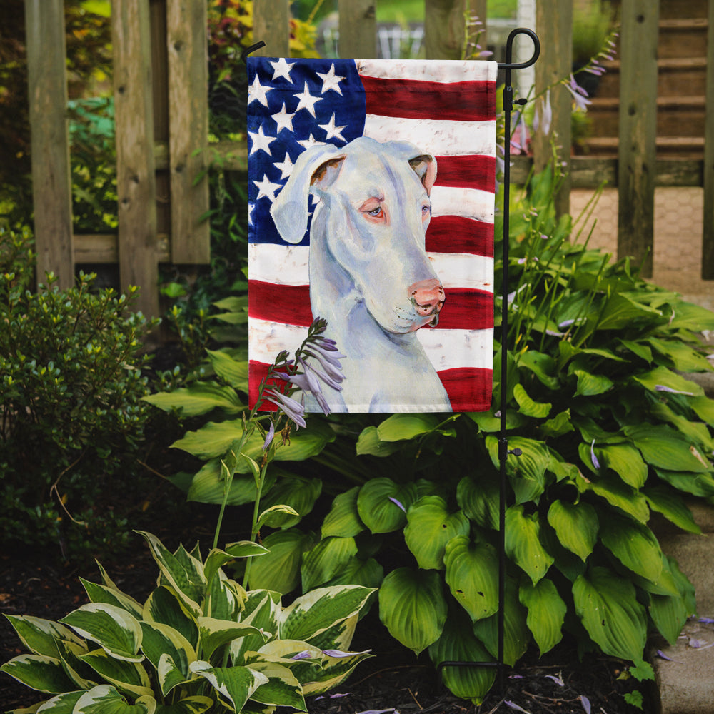 USA American Flag with Great Dane Garden Flag Mailbox Decorative Yard Banner Outside Patio Artwork for Flower Beds, Garden Size, Multicolor