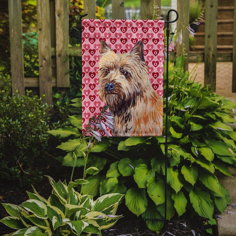 Cairn Terrier Hearts Love and Valentine's Day Portrait Garden Flag Mailbox Decorative Yard Banner Outside Patio Artwork for Flower Beds, Garden Size, Multicolor