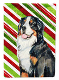 Bernese Mountain Dog Candy Cane Holiday Christmas Garden Flag Mailbox Decorative Yard Banner Outside Patio Artwork for Flower Beds, Garden Size, Multicolor