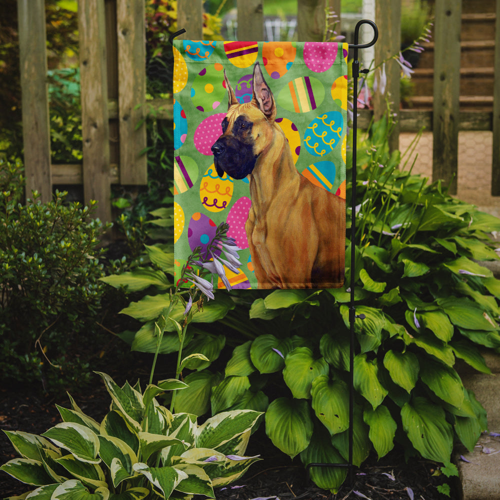 Great Dane Easter Eggtravaganza Garden Flag Mailbox Decorative Yard Banner Outside Patio Artwork for Flower Beds, Garden Size, Multicolor