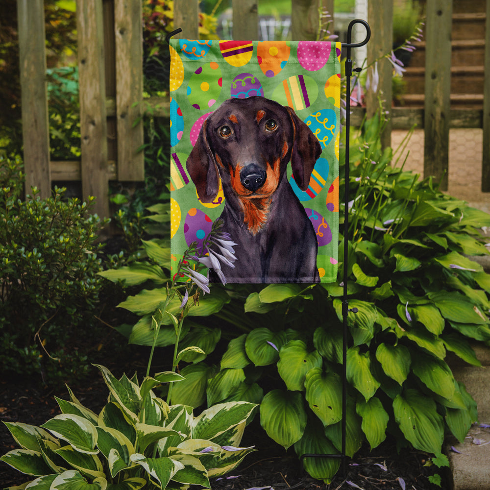 Dachshund Easter Eggtravaganza Garden Flag Mailbox Decorative Yard Banner Outside Patio Artwork for Flower Beds, Garden Size, Multicolor