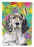 English Setter Easter Eggtravaganza Garden Flag Mailbox Decorative Yard Banner Outside Patio Artwork for Flower Beds, Garden Size, Multicolor