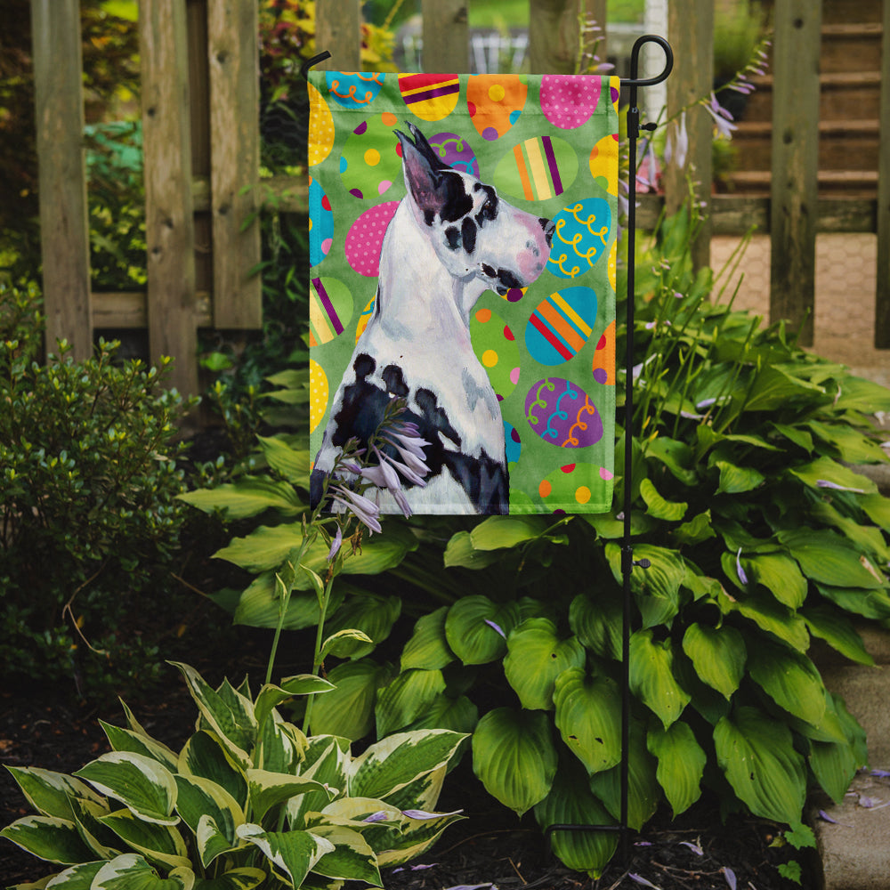 Great Dane Easter Eggtravaganza Garden Flag Mailbox Decorative Yard Banner Outside Patio Artwork for Flower Beds, Garden Size, Multicolor