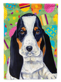 Basset Hound Easter Eggtravaganza Garden Flag Mailbox Decorative Yard Banner Outside Patio Artwork for Flower Beds, Garden Size, Multicolor