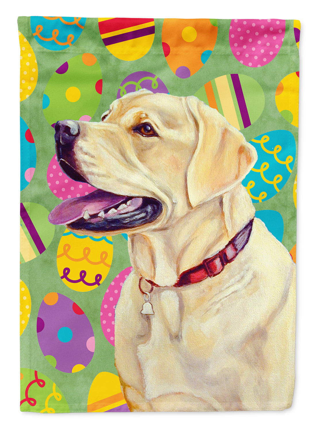 Labrador Easter Eggtravaganza Garden Flag Mailbox Decorative Yard Banner Outside Patio Artwork for Flower Beds, Garden Size, Multicolor