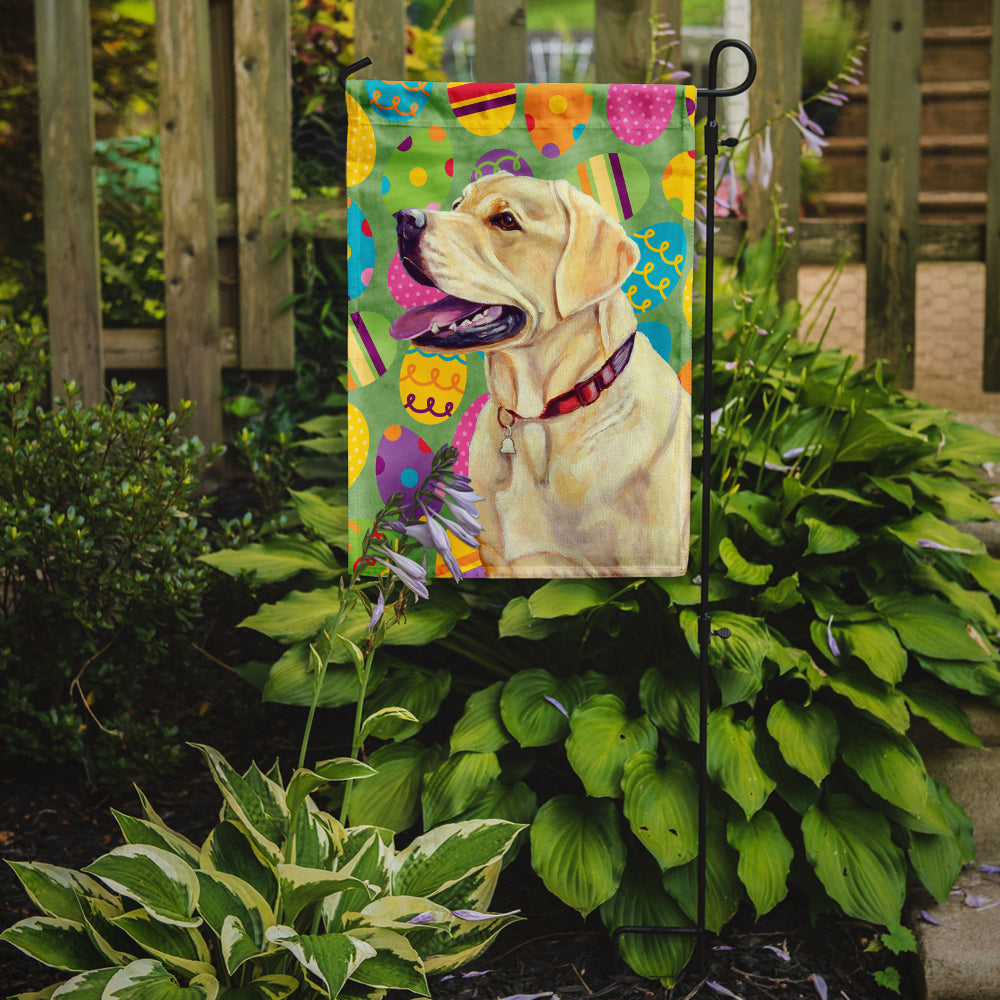 Labrador Easter Eggtravaganza Garden Flag Mailbox Decorative Yard Banner Outside Patio Artwork for Flower Beds, Garden Size, Multicolor