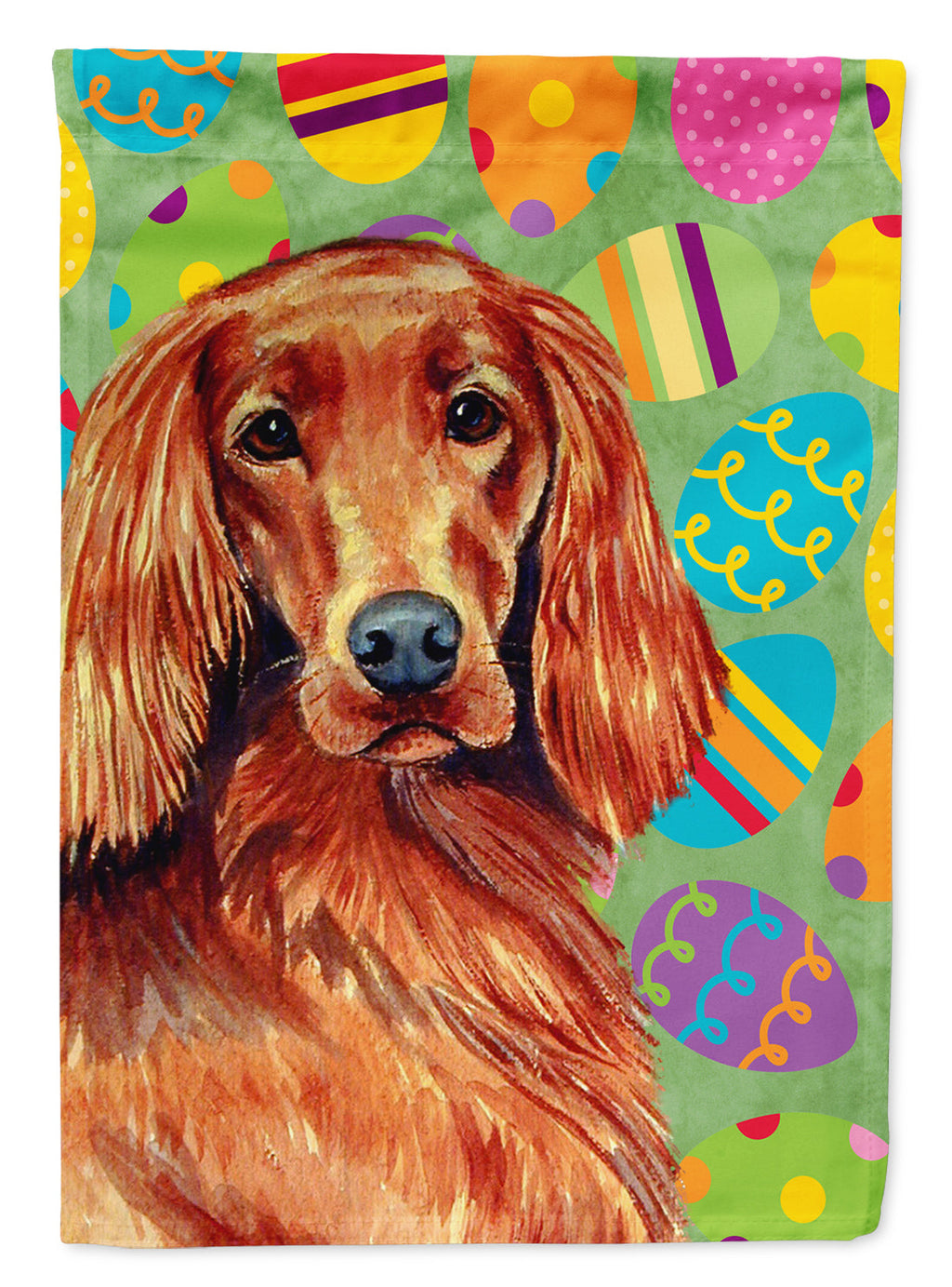 Irish Setter Easter Eggtravaganza Garden Flag Mailbox Decorative Yard Banner Outside Patio Artwork for Flower Beds, Garden Size, Multicolor