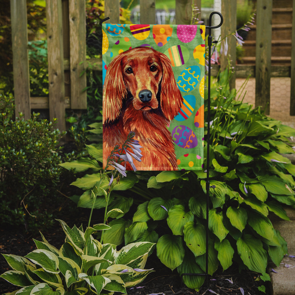 Irish Setter Easter Eggtravaganza Garden Flag Mailbox Decorative Yard Banner Outside Patio Artwork for Flower Beds, Garden Size, Multicolor
