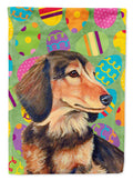 Dachshund Easter Eggtravaganza Garden Flag Mailbox Decorative Yard Banner Outside Patio Artwork for Flower Beds, Garden Size, Multicolor