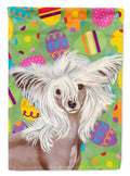 Chinese Crested Easter Eggtravaganza Garden Flag Mailbox Decorative Yard Banner Outside Patio Artwork for Flower Beds, Garden Size, Multicolor